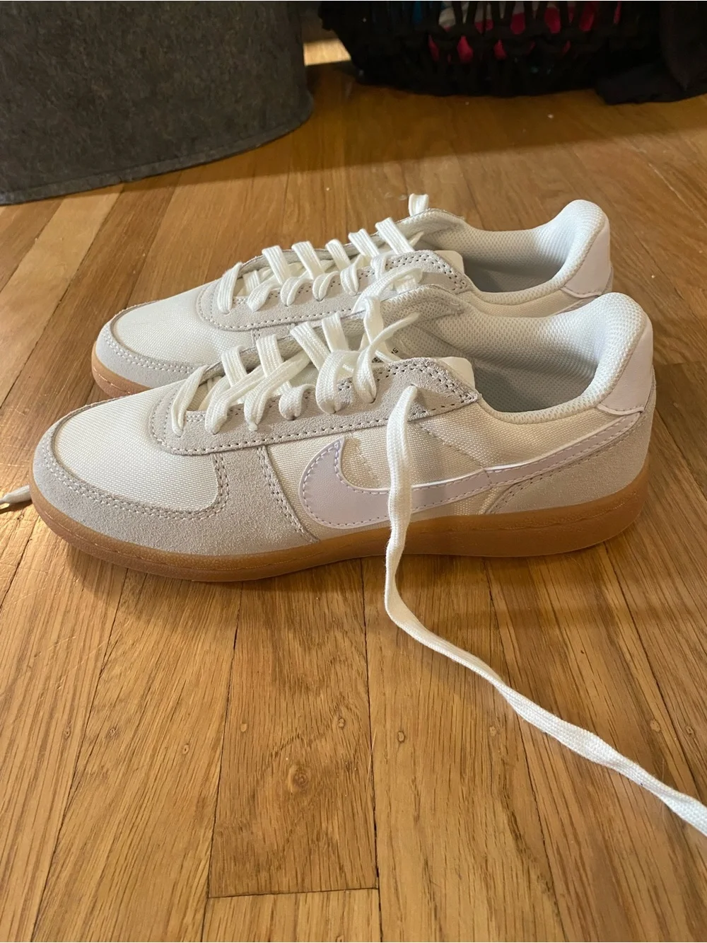 NEW Nike Field General Pale Ivory Gum Yellow White (GS) Youth Shoes